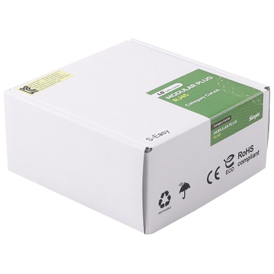 LS전선 CAT.6A UTP Supreme RJ-45 Snap 플러그(100개) LS-MP-UC6A-SS-EZ