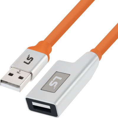 LS전선 USB2.0 슈퍼라이프사이클 High-Flex 연장 리피터 5m LS-UBAF-20AH-050