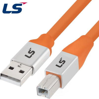 LS전선 USB2.0 슈퍼라이프사이클 High-Flex AM-BM 케이블 1m LS-UBB-20H-010