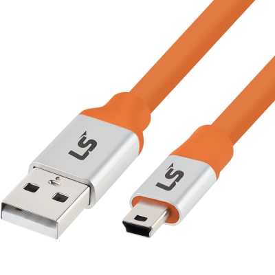 LS전선 USB2.0 슈퍼라이프사이클 High-Flex AM-Mini 5핀 케이블 2m LS-UBN-20H-020