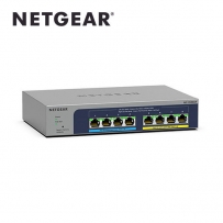 넷기어 8포트 2.5G 멀티 기가비트 스위칭 허브, 230W Ultra60 PoE++ 4포트 / PoE+ 4포트 MS108EUP