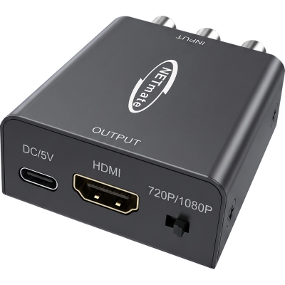 강원전자 넷메이트 AV(컴포지트) to HDMI 컨버터 NM-AHC01M