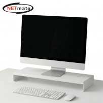 강원전자 넷메이트 다용도 메탈 받침대 700x240x80mm 화이트 NM-AM700WH