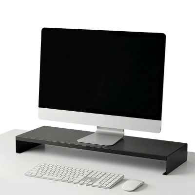 강원전자 넷메이트 다용도 메탈 받침대 900x300x80mm 블랙 NM-AM900BK