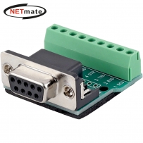 강원전자 넷메이트 DB9F / 9핀 터미널 블록 젠더 NM-DB9F03