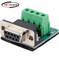 강원전자 넷메이트 DB9F / 4핀 터미널 블록 젠더 NM-DB9F07