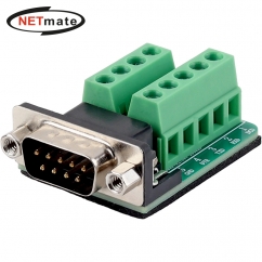 강원전자 넷메이트 DB9M / 9핀 터미널 블록 젠더 NM-DB9M06