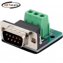 강원전자 넷메이트 DB9M / 3핀 터미널 블록 젠더 NM-DB9M09