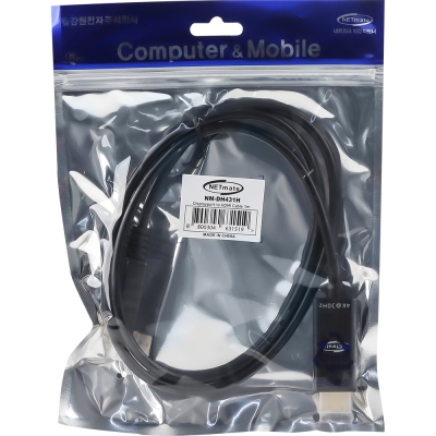 강원전자 넷메이트 DP to HDMI 컨버터 1m (4K30Hz) NM-DH431H