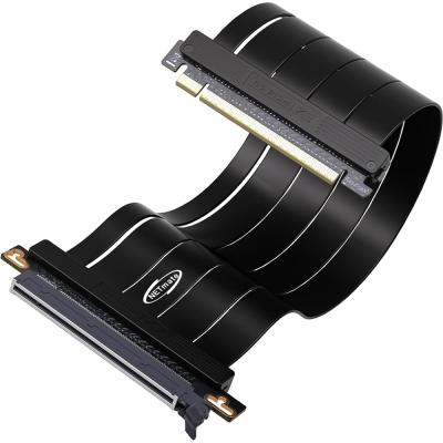 강원전자 넷메이트 PCI-E 5.0 라이저 케이블 300mm (블랙/180도) [EZDIY-FAB] NM-DPC2476