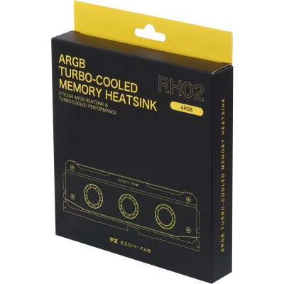 강원전자 넷메이트 ARGB PWM 터보 쿨링 메모리 쿨러, 화이트 단품 [EZDIY-FAB] NM-DPI2691