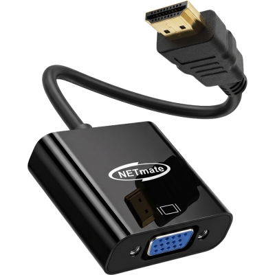 강원전자 넷메이트 HDMI to VGA(RGB) 컨버터, 오디오 출력 NM-HV02A