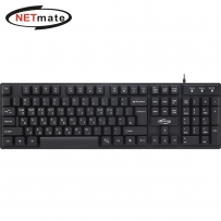 강원전자 넷메이트 멀티미디어 USB 유선 키보드 NM-KB04N