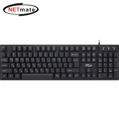 강원전자 넷메이트 멀티미디어 USB 유선 키보드 NM-KB04N