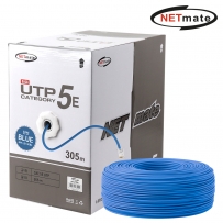강원전자 넷메이트 CAT.5E UTP 케이블 305m, 단선 블루 NM-L5130BL