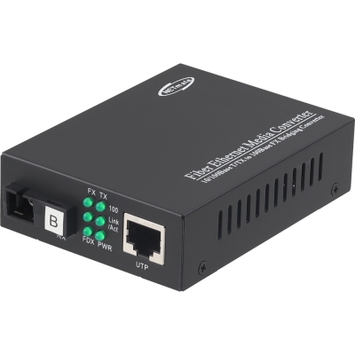 강원전자 넷메이트 이더넷 BiDi 광 컨버터(SC/TX1550nm/RX1310nm/20km) NM-OFC07B