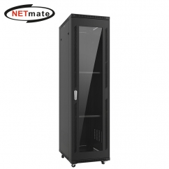 강원전자 넷메이트 서버랙 37U, 블랙 NM-S1800MN(Black)