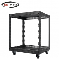 강원전자 넷메이트 조립식 오픈 허브랙, 블랙 NM-S650FRB