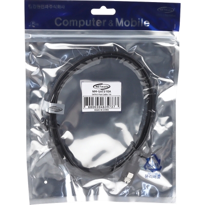 강원전자 넷메이트 SATA3 FLAT 케이블 1m NM-SAT310A