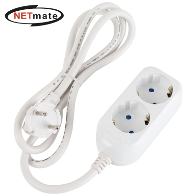 강원전자 넷메이트 SAFE 멀티탭 2구 접지 3m NM-SF230