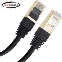 강원전자 넷메이트 CAT.7 SSTP 랜 케이블 0.3m NM-U7003B