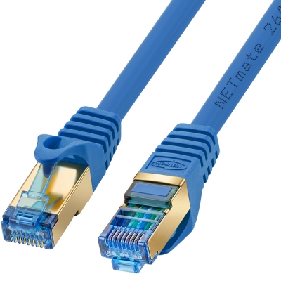 강원전자 넷메이트 CAT.7 SSTP 랜 케이블 10m, 블루 NM-U710BL