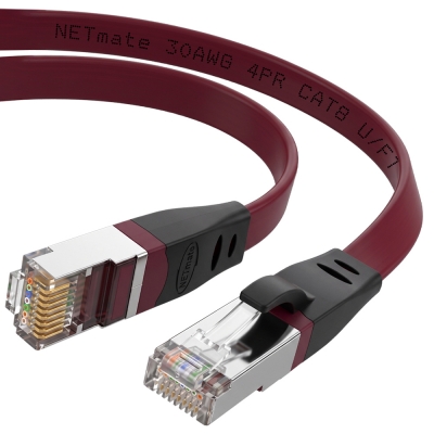 강원전자 넷메이트 CAT.8 STP FLAT 랜 케이블 5m NM-U850DF