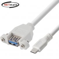 강원전자 넷메이트 USB3.0 연장 CM-AF 판넬형 케이블 2m (화이트) NM-UCF320SW
