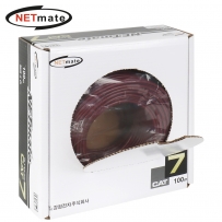 강원전자 넷메이트 CAT.7 SSTP 랜 케이블 100m NM-US7100Z