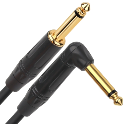 강원전자 넷메이트 TS(5.5 Mono) 마이크 꺾임 케이블 2m NMC-AU502BA