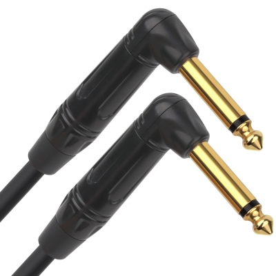 강원전자 넷메이트 TS(5.5 Mono) 마이크 양쪽 꺾임 케이블 5m NMC-AU505BAA