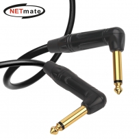 강원전자 넷메이트 TS(5.5 Mono) 마이크 양쪽 꺾임 케이블 10m NMC-AU510BAA