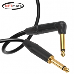 강원전자 넷메이트 TS(5.5 Mono) 마이크 꺾임 케이블 10m NMC-AU510BA