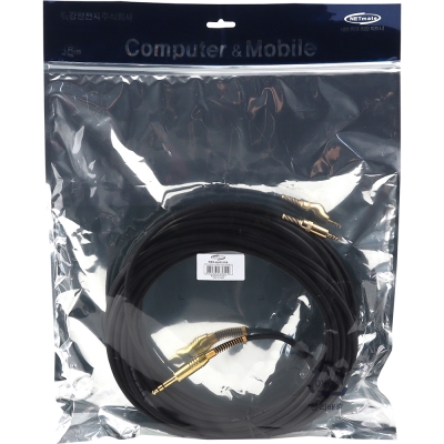 강원전자 넷메이트 TRS(5.5 Stereo)-스테레오 마이크 케이블 15m NMC-AU5315S