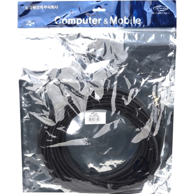 강원전자 넷메이트 TRS(5.5 Stereo)-스테레오 마이크 케이블 20m NMC-AU5320SB