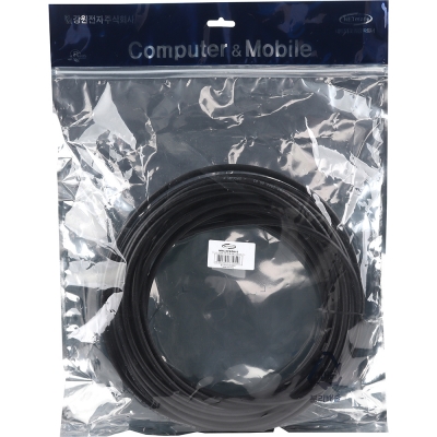 강원전자 넷메이트 5C-HFBT BNC-BNC 광대역 동축 케이블(연동선/4합/75ohm) 15m NMC-HFBTB15