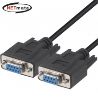 강원전자 넷메이트 9핀 F/F NULL MODEM 케이블 1.5m (블랙) NMC-SFF15B