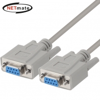 강원전자 넷메이트 9핀 F/F NULL MODEM 케이블 1.8m NMC-SFF18