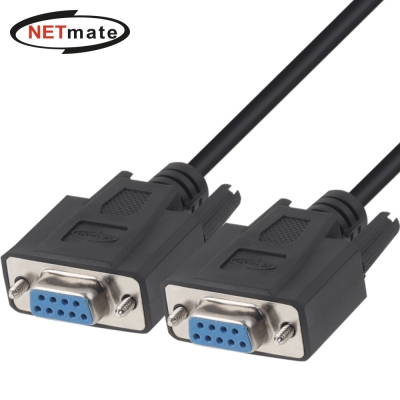 강원전자 넷메이트 9핀 F/F NULL MODEM 케이블 3m (블랙) NMC-SFF30B