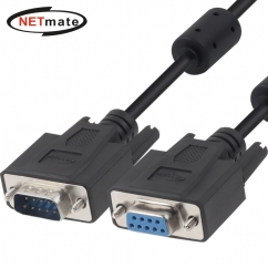 강원전자 넷메이트 9핀 연장 M/F 케이블 10m (블랙) NMC-SMF100B