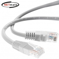 강원전자 넷메이트 CAT.5E UTP 랜 케이블 15m, 그레이 NMC-U5150G