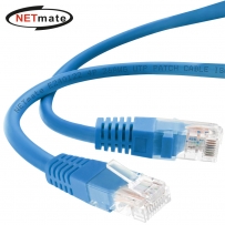 강원전자 넷메이트 CAT.5E UTP 랜 케이블 15m, 블루 NMC-U515BL