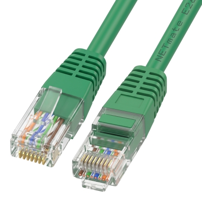 강원전자 넷메이트 CAT.5E UTP 랜 케이블 25m, 그린 NMC-U525GN