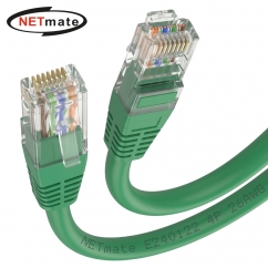 강원전자 넷메이트 CAT.5E UTP 랜 케이블 30m, 그린 NMC-U530GN