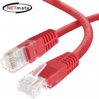 강원전자 넷메이트 CAT.6 UTP 랜 케이블 2m, 레드 NMC-U602R