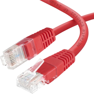 강원전자 넷메이트 CAT.6 UTP 랜 케이블 7m, 레드 NMC-U607R