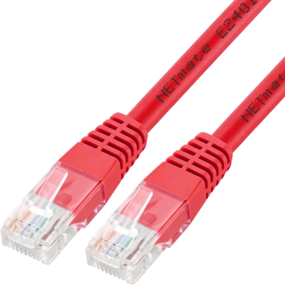 강원전자 넷메이트 CAT.6 UTP 랜 케이블 7m, 레드 NMC-U607R