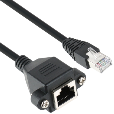 강원전자 넷메이트 CAT.6 SFTP 연장 판넬형 랜 케이블 1m NMC-U610FZ