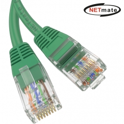 강원전자 넷메이트 CAT.6 UTP 랜 케이블 10m, 그린 NMC-U610GN
