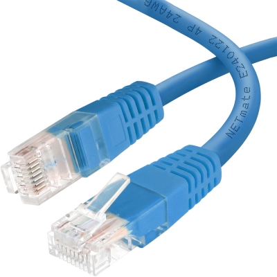 강원전자 넷메이트 CAT.6 UTP 랜 케이블 25m, 블루 NMC-U625BL